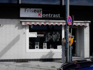 Friseur Kontraste Leuchtkasten