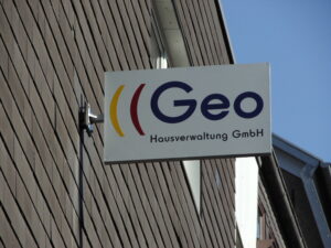 GEO Aussteckschild