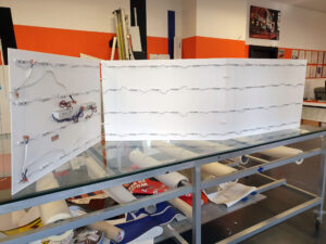 LED Umbau-Matte mit Trafos