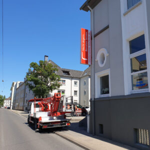 Mieterverein-Aussteck-Reklame