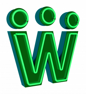 Profil-1-Buchstabe-Neon offen